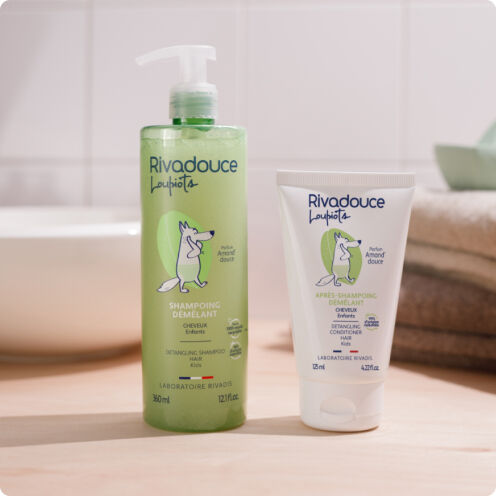 Gamme gel douche enfants loupiots Rivadouce